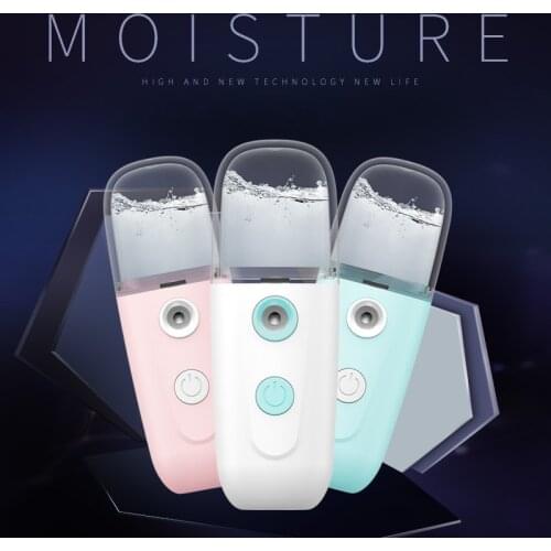 40ML Mini Nano Facial Sprayer USB Nebulizer Face Steamer Humidifier Hydrating Anti-aging Wrinkle Women Beauty Skin Care Tools