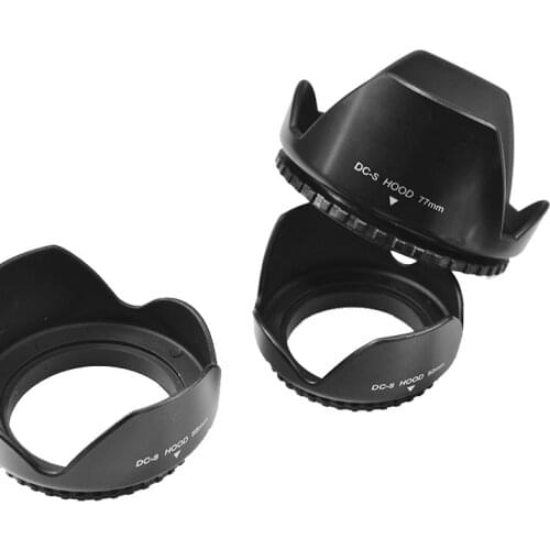 72mm Screw-In Flower Lens Hood For Sony A7 A77II A7II A7R A7S A7RII A7SII A9 with sony FE 24-240mm / FE 70-200mm f/4 G Lens