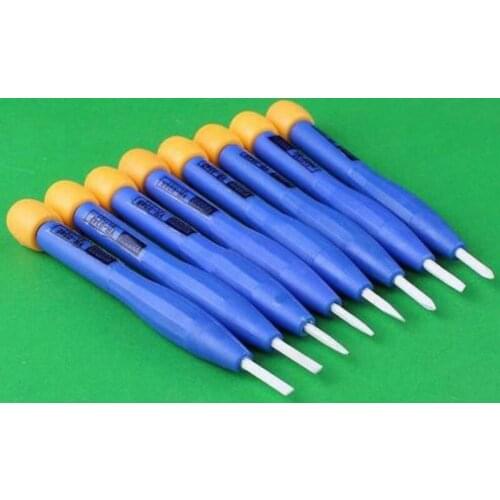 8pcs Adjust Frequency Screwdriver Anti-static Plastic Ceramic Set Hand Tools