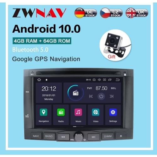 Android 10.0 4+64G Car Radio GPS Navigation for PEUGEOT 3008/Peugeot 5008 2009-2015 Multimedia Player Radio stereo head unit