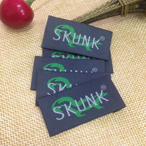 Free shipping customized garment tags clothing labels woven garment label woven labels for clothing woven clothing labels