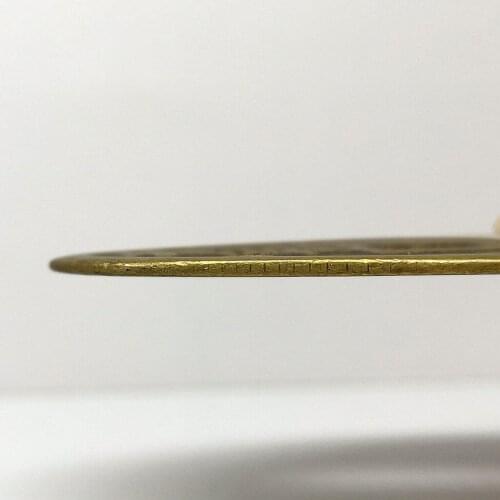 Bronze Chinese Old Copper Coin Jia Zi Years Square Hole Lucky Coins Charms