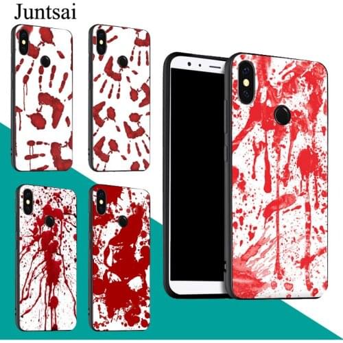 HALLOWEEN BLOODY SPLATTER Case For Redmi Note 9 Pro 9S 8T 8 Pro 9A 9C For Mi 9 9T Note 10 Lite For POCO X3 Couqe