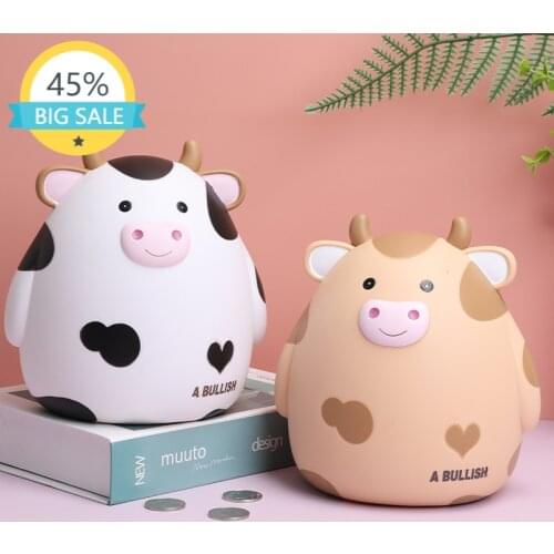 Kids Money Banks Collectible Decoration Cute Animal Shaped Piggy Bank Money Box for Home Holiday Children Gifts