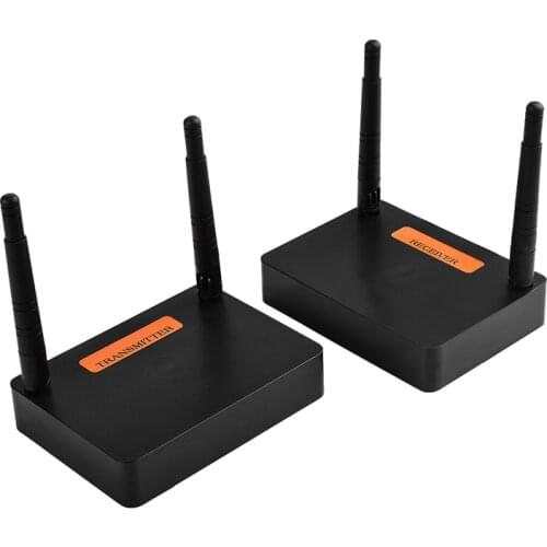 FHD676 Wireless Transmitter Receiver 1080P Wireless 200M Transmission Audio Video Extender Transmitter Receiver