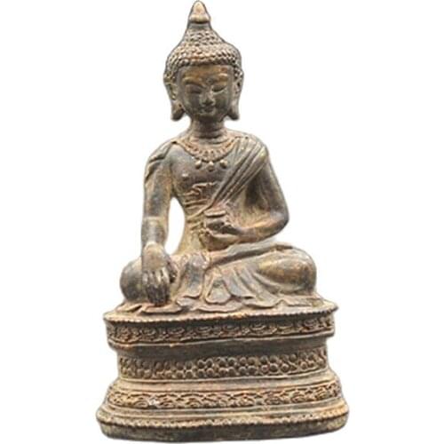 Chinese Tibet Buddha Bronze statue Buddha of Nepal old copper statue
