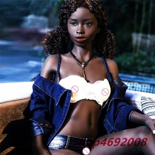 Black Skin Sexy Dolls with Long Legs Thin Waist 168cm Realistic Full Body Sexual Dolls For Men Adult