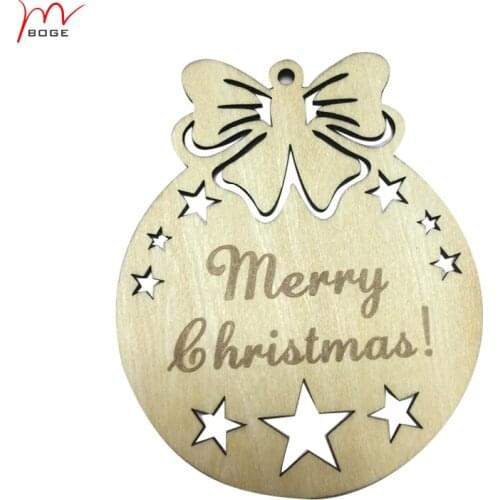 20 pcs laser cut wooden christmas decoration for home decoration pieces christmas decoration 50pcs