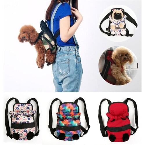 Mesh Pet Puppy Dog Carrier Front Backpack Net Bag Tote Sling Carrier Leg out