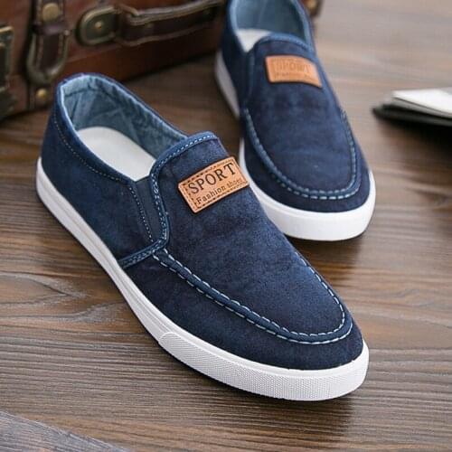 Spring Men Denim Canvas Shoes Lace Up Men Casual Shoes Comfort Men Loafers Casual Sneaker Men Sneakers Male Shoes Adult Footwear