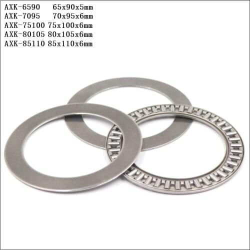1pc Thrust Needle Roller Bearing AXK6590+2AS , AXK7095+2AS , AXK75100+2AS , AXK80105+2AS , AXK85110+2AS Thrust Bearing