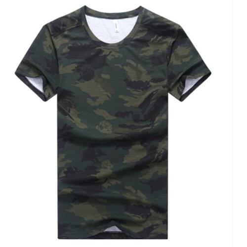 VISADA JAUNA Mens Camouflage T-Shirts