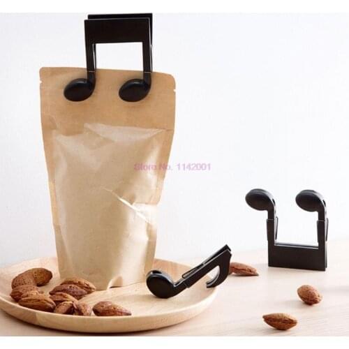 100set 2pcs/set Musical Note Clip DIY Craft Notes Letter Paper Snack Clip Home Clothes Paper Photo Stamp Binder Peg Decoration