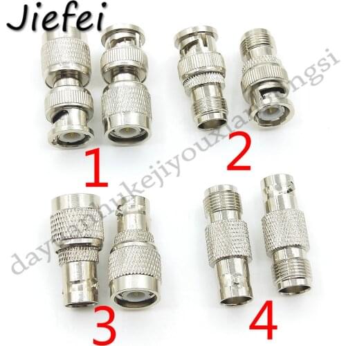 20-100Pcs copper Adapter BNC Male / Female Plug To Connector TNC Male / Female Jack RF Connector Straight M/F