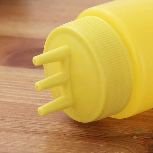 300/400/650ml Kitchen Squeezing Bottle Condiment Vinegar Sauce Bottle Ketchup Salad Cruet Can Oil Bottles Kitchen Gadget