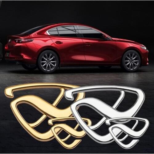 Car 3D Metal Stickers and Decals For Mazda 2 3 5 6 8 Atenza Axela CX4 CX9 CX5 MX5 MS Car Rear Trunk Body Emblem Badge Stickers