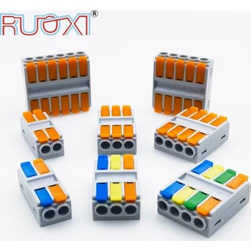 Quick Connector Cable Terminal, 6mm2 Push-In Connector Block, Wire Combiner