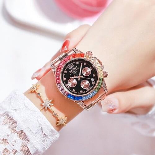 MEIBIN Japan Movement Drop Shipping Women Rose Gold Simple Fashion Casual Brand Wristwatch Luxury Lady Watches Relogio Feminino