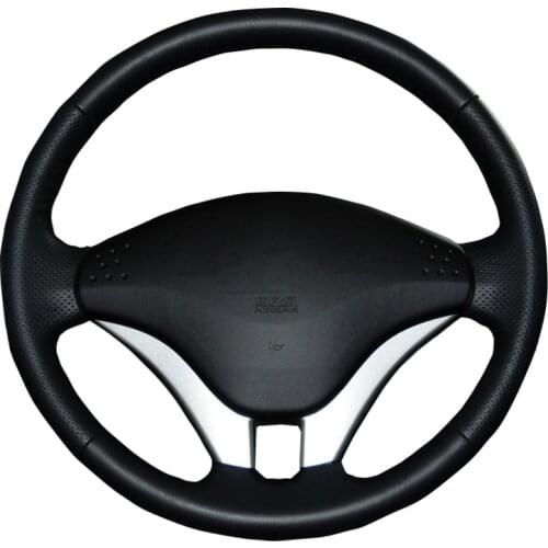 Car Steering Wheel Cover For Mitsubishi Pajero 2008-2011 V73 L200 Customize DIY Steering Wrap Microfiber Leather Hand Sewing