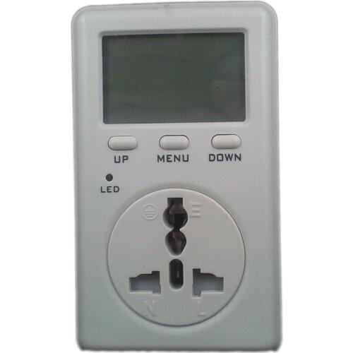 Digital Electricity Energy Meter Tester Monitor indicator Voltag Power watt Balance Energy saver Meter WF-D02A UK plug