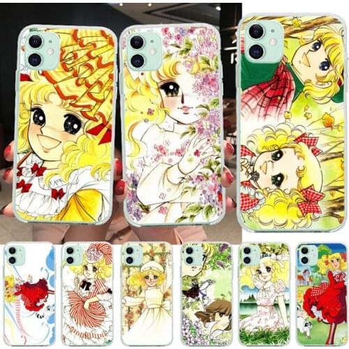 CUTEWANAN Anime Manga Candy Soft Silicone TPU Phone Cover for iPhone 11 pro XS MAX 8 7 6 6S Plus X 5S SE 2020 XR cover