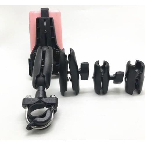 Motorcycle Bike Mobile Phone Holder Electric Bicycle Phone Stand Bracket Tripod Support 3.5-7inch Smartphone
