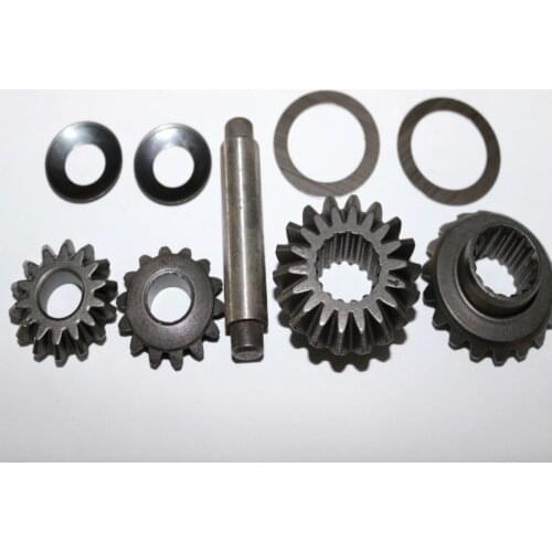 1Set-Tricycle Motor Differential Speed Steel Gear Rear Axle Gear Set(14T+18T+Shaft+Gasket)