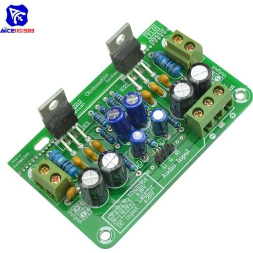 Diymore TDA2030A Stereo Audio Power Amplifier Board OCL 18Wx2 Amplifier Module Compatible LM1875T 30Wx2