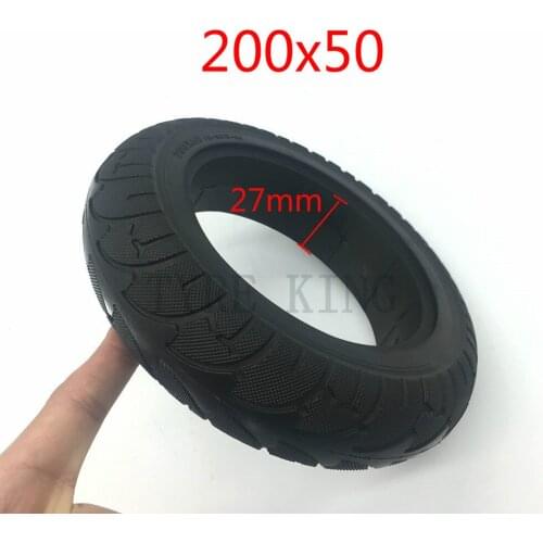 Electric Balance Scooter Tyre with Wheel 8" Scooter 200x50 Tubeless Tire Electric Vehicle Wheel 200*50 Solid Tires Accessories