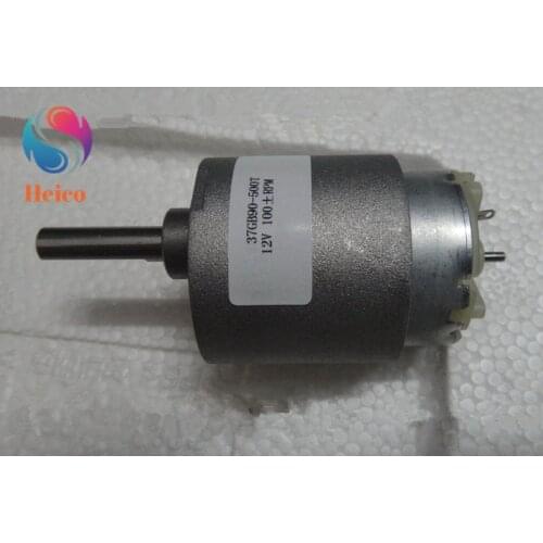 37GB-500 Electric DC 12 Volt Geared Motor High Torque 100RPM Single/Double Axis Reduction Reversed Motor for RC Tank Car