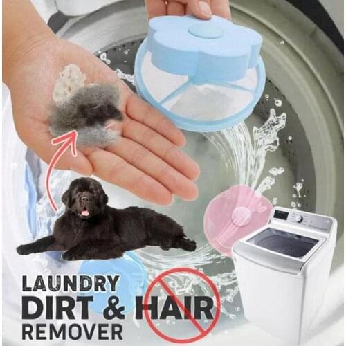 Washer Filter Bag Mesh Filtering Hair Removal Floating Pet Fur Lint Hair Catcher Hair Catcher Remover Laundry Cleaning Mesh Bag