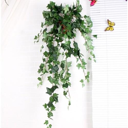Artificial Green Plants Vine High Quality Creeper Fake Foliage Hanging Ivy Garland Leaves Garden Wall Party Home Decor