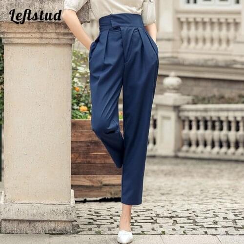 Leftstud Women's Trousers Harem Pants