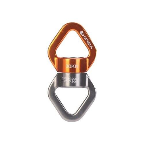 NEW Professional Outdoor Safty Device Rock Climbing Universal Wheel Fixing Device Rotary Connector Anti-knot Rotary Runner