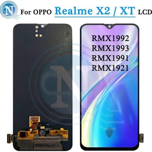 Original 6.4” For OPPO Realme X2 RMX1991 / XT RMX1921 LCD Display Screen +Touch Panel Screen Digitizer Assembly