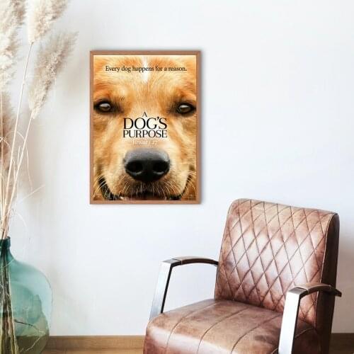 A Dogs Purpose Movie Poster Canvas Print Wall Painting Home Decoration ( No Frame )