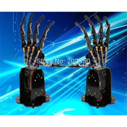 1piece Bionic Robot Palm 5 DOF Robot Hand Claw Manipulator 5 Fingers Independent Movement Assembled DIY