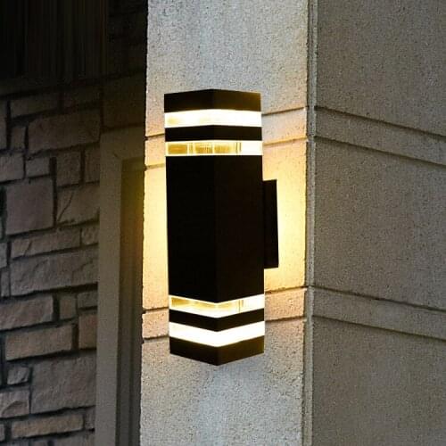 Garden Waterproof Outdoor led Wall Lamp Engineering aliminum Led Wall light Simple Outdoor Courtyard lighting pathway gate light