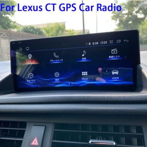 Touch Screen Android 10 Multimedia Car Radio Head Unit For Lexus CT200H CT200 GPS Navigation Wtih Carplay 4G WIFI MIC CANBUS