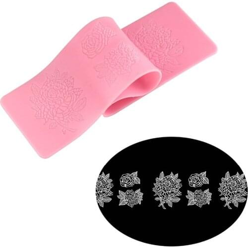 DIY Flower shape baking decor silicone lace mat,Sugarella Sweets Cake decorating tools easy to make Edible Sugar Lace for cakes