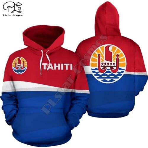 NewFashion Tahiti Country Art Flag Tribal Culture Retro Streetwear Tracksuit Men/Women Pullover 3DPrint Funny Casual Hoodies D-5