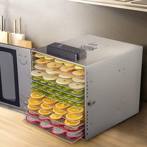 Dryer For Vegetables And Fruits 12-layer Fruit Dryer Food Dehydrator Dehydrator For Meat Fruit Tea Soluble Bean Dryer JC-1012