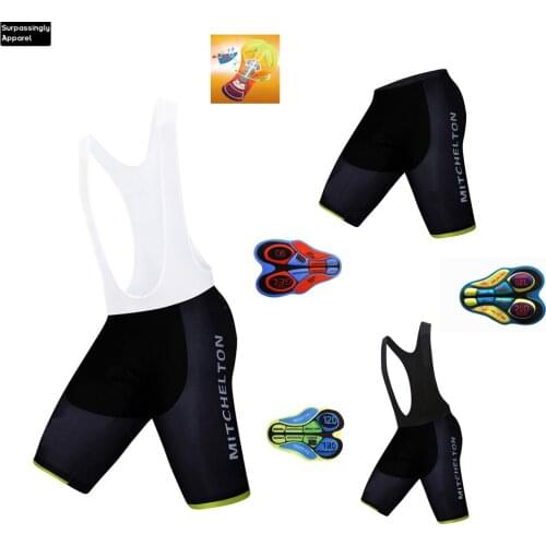 MITCHLETON 2019 Black 6XL PRO TEAM 20D GEL PAD BLACK CYCLING BIB SHORTS Men Cycling Ropa Ciclismo Men Cycling Bottom MTB Shorts