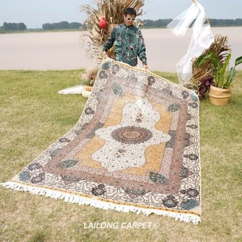 6'x9' High quality traditional pattern carpet chinese hand knotted carpet (ZQG401A)
