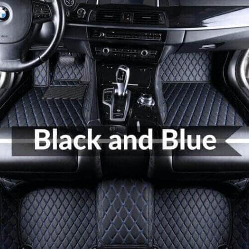 WLMWL Custom leather car mat for Kia All Models rio sportage cerato k2 k3 k4 k5 carnival automobile carpet cover