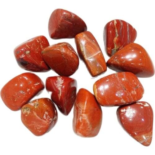 100g Red Jasper Tumble Stones Polished Stone Healing Crystal Gemstones Fish Tank Aquarium Decor Home Ornament Stone