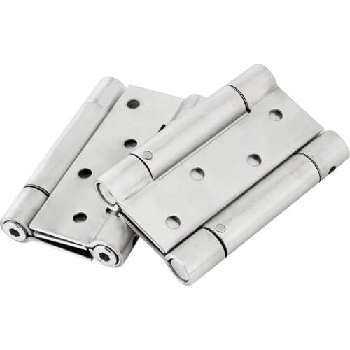 4 inch Free Door Spring Hinge Automatic Closing Two-way In and Out Open Door Closer Hinge