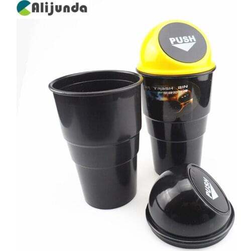Alijunda Car Trash Can Garbage Dust For Mitsubishi ASX/Outlander/Lancer Evolution/Pajero/Eclipse/Grandis