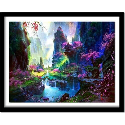 Diamond "Landscapes" Wall Art Needlework 5D Diamond Embroidery Full Sets Home Decoration DIY Painting