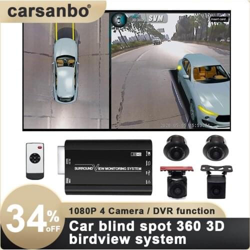 New Bird View 360 3D car birdview system Rear View Camera 1080P 3D HD Night Vision Front View Camera Surround View Car DVR